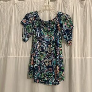 Lilly Pulitzer off the shoulder top